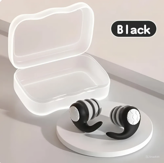 Triple Layer Silicone Earplugs for Sleep and Swimming