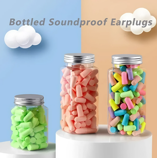 Soundproof Sleep Earplugs with Soft Foam, 10/24/60pcs