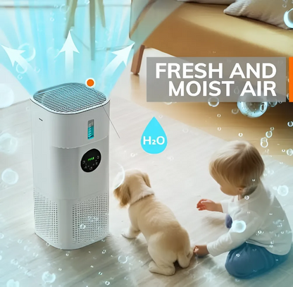 Air Purifier & Humidifier with Replaceable HEPA Filter