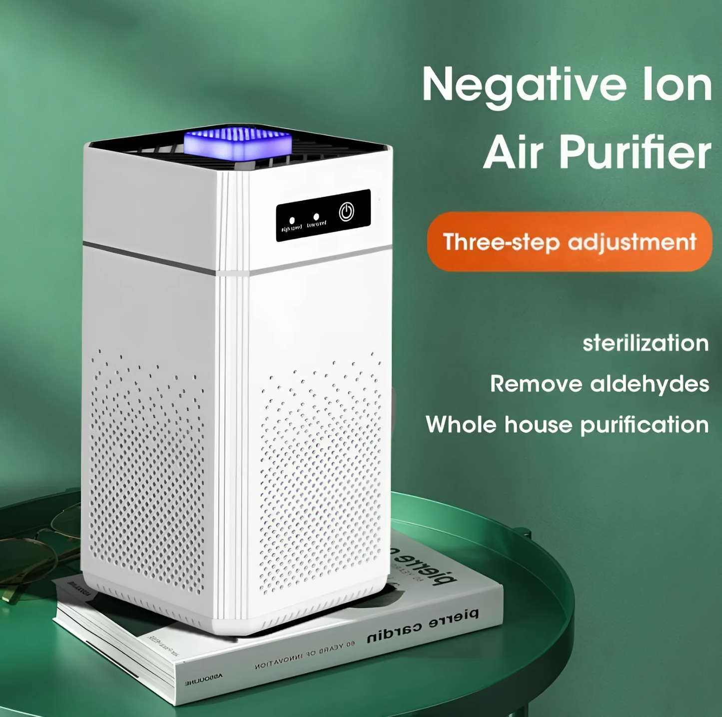 Portable Air Purifier with Replaceable HEPA Filter