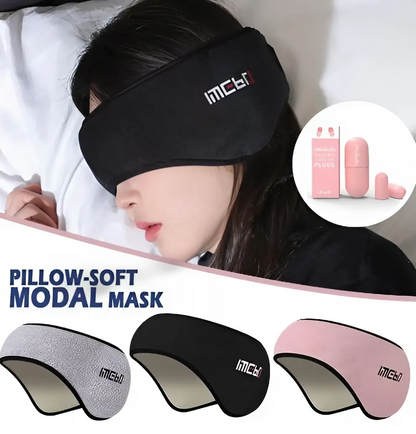 Sleep Mask with Integrated Ear Muffs