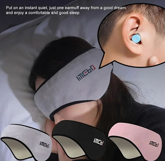 Sleep Mask with Integrated Ear Muffs