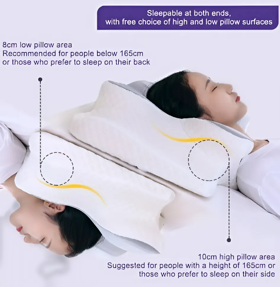 Orthopedic Memory Foam Butterfly Pillow