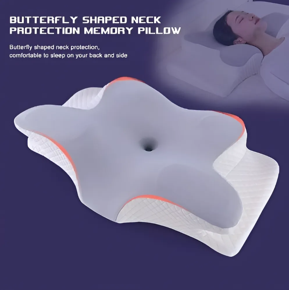 Orthopedic Memory Foam Butterfly Pillow